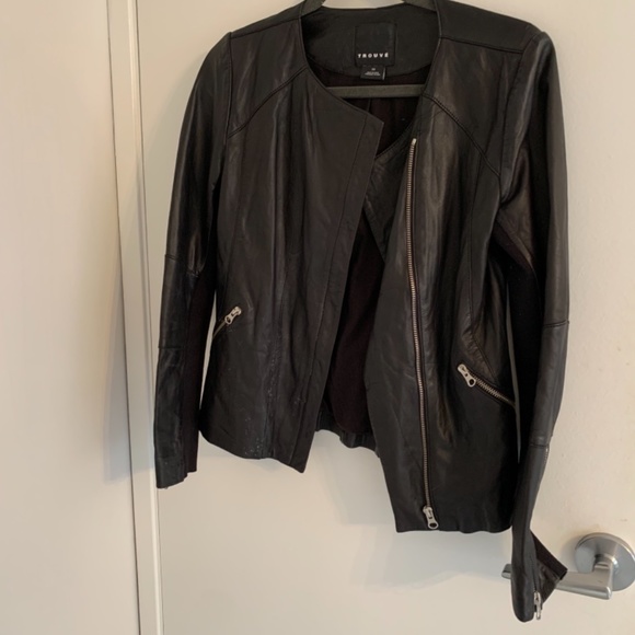 Trouve leather jacket - Picture 4 of 5